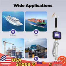 Digital Oil Gun With Flow Meter Quantitative Oil Dispensing Gun For Gas Station