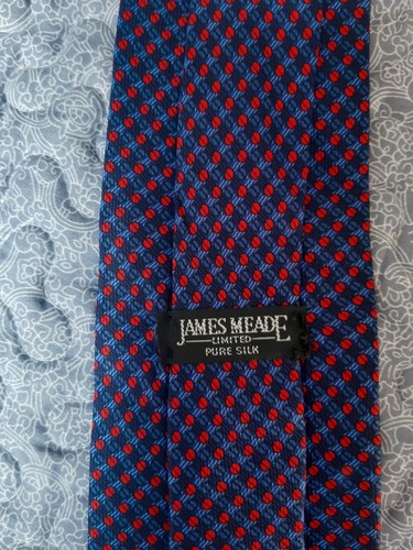 James Meade Ltd Pure Silk Tie Beautiful Fast Post - Picture 2 of 4