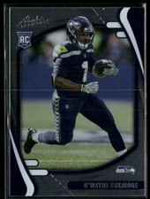 2021 Panini Absolute #118 D'Wayne Eskridge Seattle Seahawks Rookie Football Card. rookie card picture