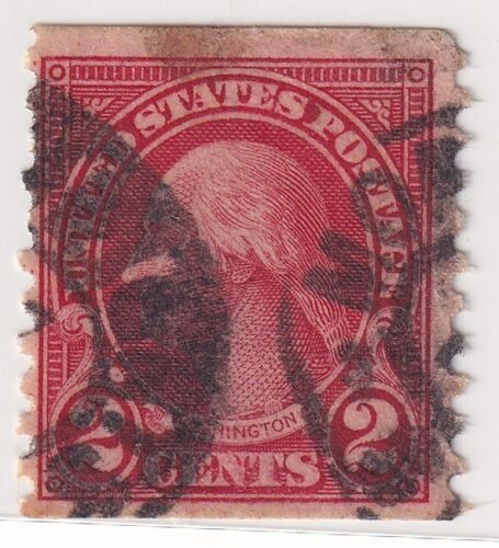 USA stamps - George Washington 2C_  Cancel Study: Oval (double) - Afbeelding 1 van 2
