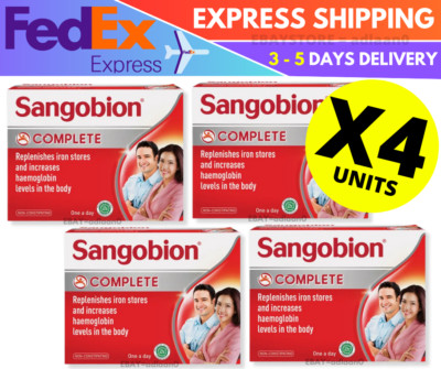 New Sangobion Iron Supplement & Help Increase Haemoglobin 400 Capsules FAST SHIP