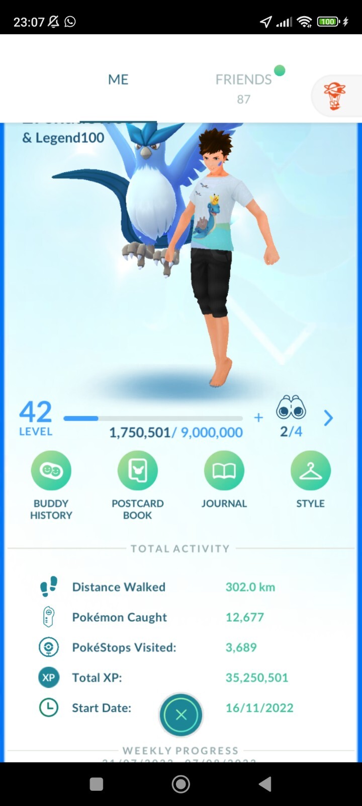 Pokémon Go Shiny Mewtwo Shadow -Mini Acc PTC