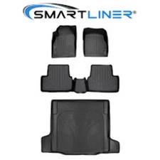 SMARTLINER Custom Fit Floor Mats 2 Row Cargo Liner TPE 2011-2015 Chevrolet Cruze
