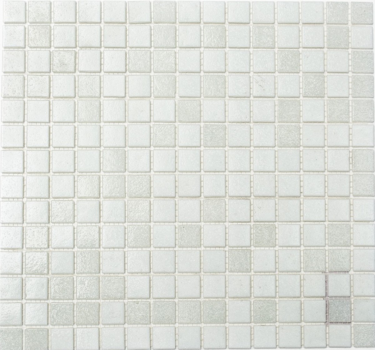 Mosaïque De Verre Blanc/brun – 20x20 Mm, Effet Mix, Pour Cuisine, Salle De Bain, Sauna !