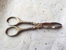 Pince à sucre / coupe sucre manche Argent (Minerve) corps Inox - A5