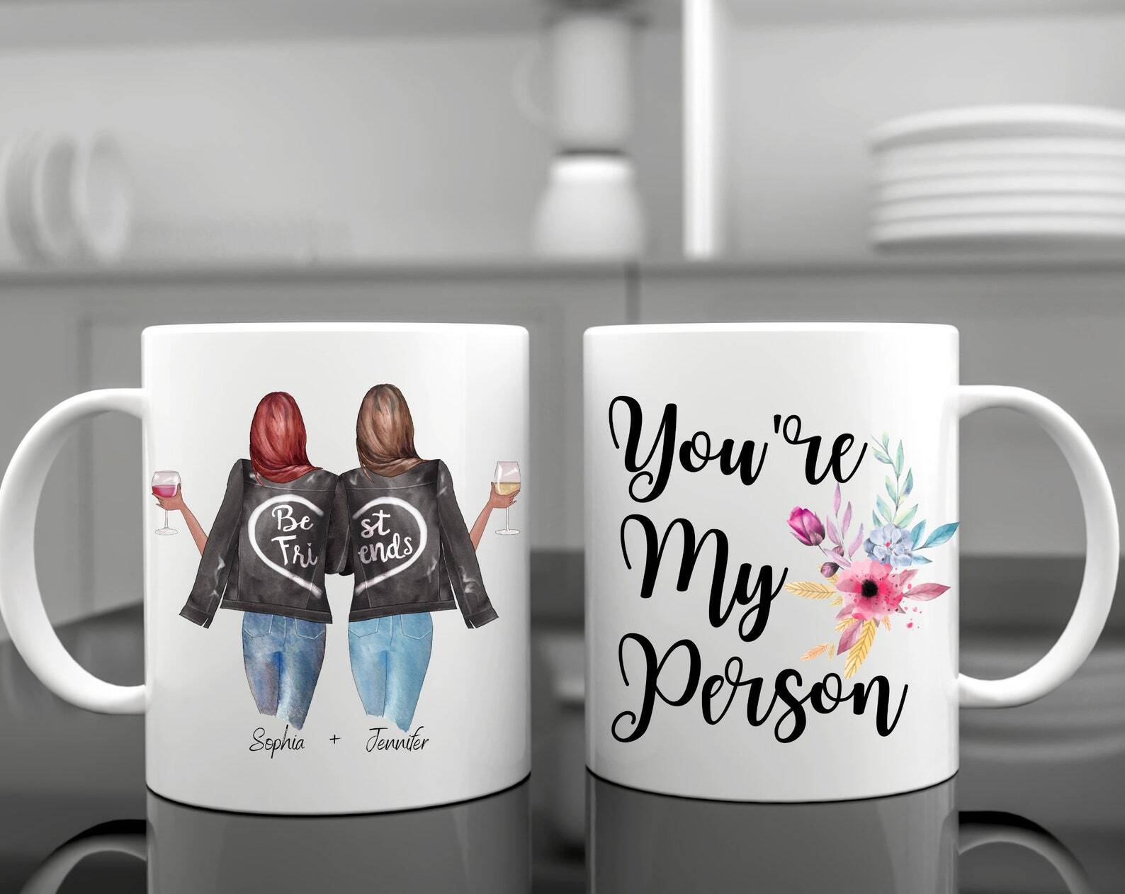 Friendship Mug You Are My Person Large Tea Cup Bff Mug Best Friends Mug Custom