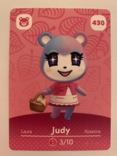 animal crossing amiibo cards 430 Judy