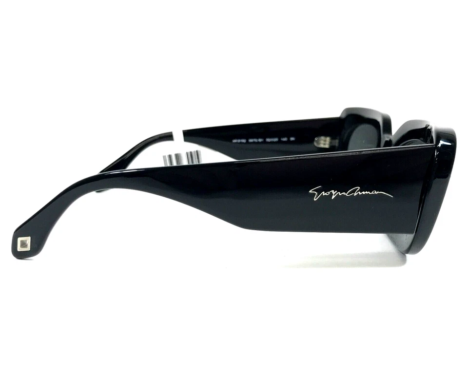 Gafas de sol Giorgio Armani AR8182 5875/B1 negras monturas de borde grueso con lentes grises Foto 4 de 4
