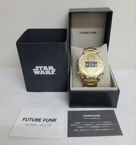 Future Funk Star Wars C-3PO FFSW-102-YG-MT Wristwatch Quartz Gold
