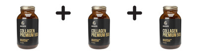 3 x Grassberg Collagen Premium 500 (120 Caps) (64,59 EUR/kg)