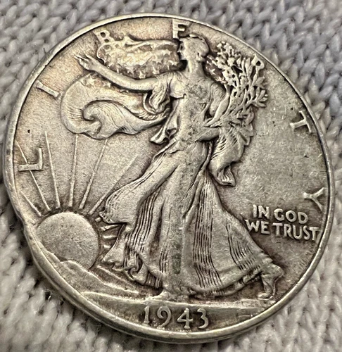 1943 50C Walking Liberty Half Dollar VF