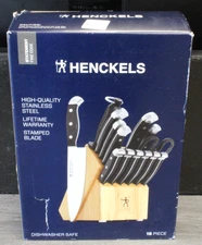 NEW HENCKELS International 15pc Statement Fine Edge Knife Block Set