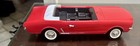 Red Mustang Convertible Car Telephone Home Landline Dial-tone Push Button Works! — photo 1