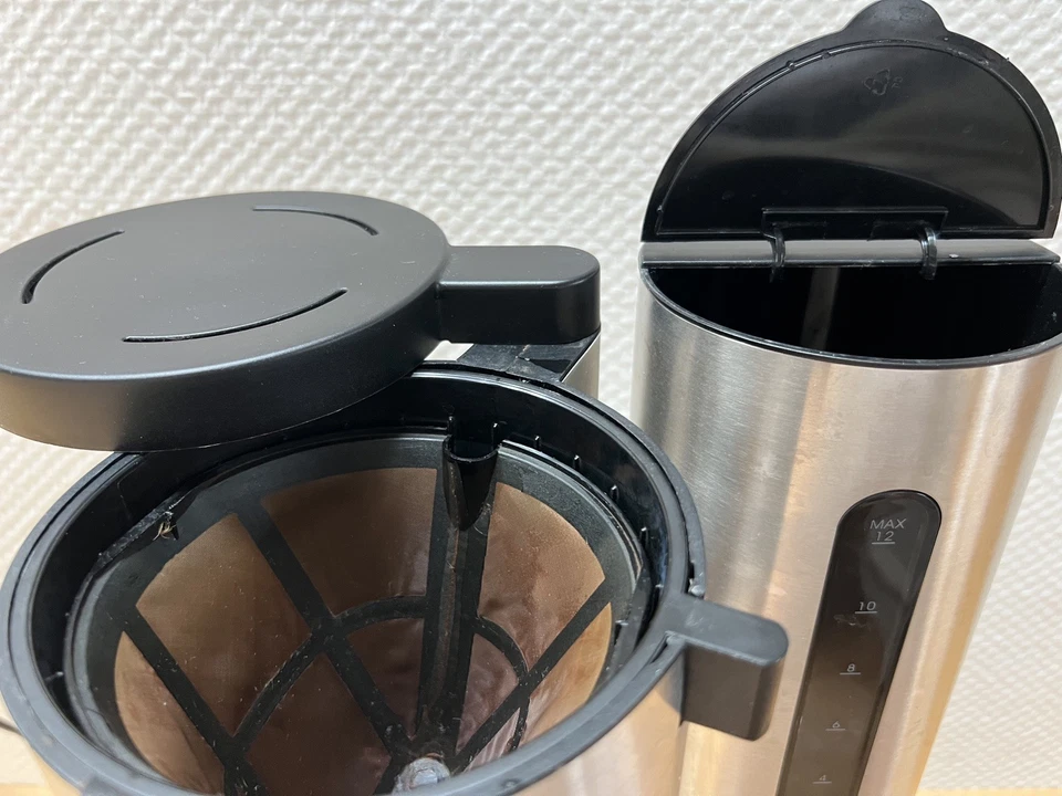 Cloer Type 572 Kaffeemaschine edelstahl/schwarz - Design Klassiker - Selten - Bild 4 von 4