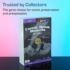 BCW Silver Comic Book Backer Boards Pack of 100 Acid Free 24 PT New