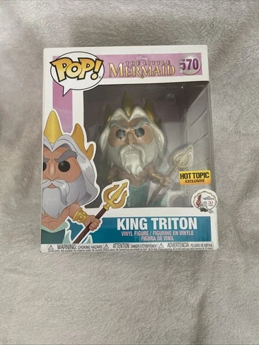 Funko Pop King Triton The Little Mermaid 570 Hot Topic Exclusive