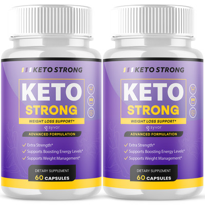 (2 Pack) Keto Strong Advanced Energy & Fitness Formula KetoStrong 120 Capsules