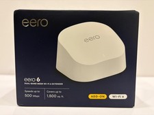 eero 6 Dual-Band Mesh WI-FI 6 Extender, NIB, unsealed