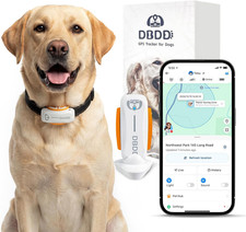 Smart GPS Dog Collar Tracker with Virtual Fence, Live Tracking  Vital Signs Mon