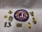 Lions Club Pins and Patch--9 Pins, All With Lions Markings — photo 4