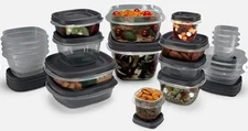 Rubbermaid Easy Find Lids Food Storage Containers 46-Piece Set BPA-free Freez...