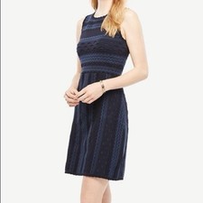 Ann Taylor▪️Texture Stitch Flare Dress