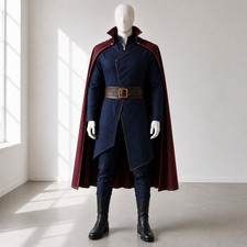 Doctor Strange Cosplay Costume Marvel Sorcerer Cloak Tunic Halloween Outfit Men