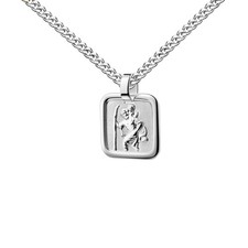 Christophorus-Anhänger 925 Silberanhänger für Damen und Herren