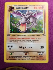Aerodactyl 1st Edition Prerelease | eBay