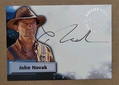 2008 Smallville S6 Autoraph Card John Novak As Jed Mcnally also DR Who