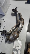 Automotive Exhaust Manifold Header Catalytic Converter Assembly Dual Flex Pipes