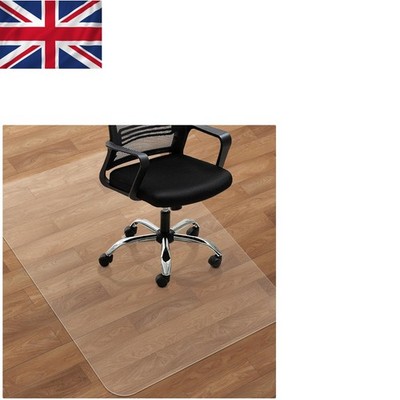 Robuste PVC Bürostuhlmatte 120x75 cm - strapazierfähig & pflegeleicht für Hartböden