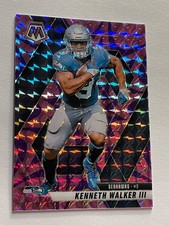 2025 Panini Mosaic Kenneth Walker III #149 Reactive Purple Prizm Seahawks SB MVP