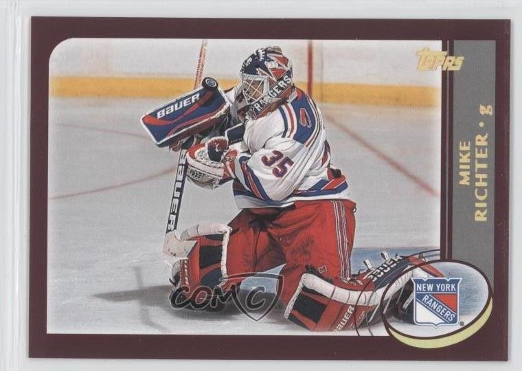 2002-03 Topps Factory Set Gold Foil Mike Richter #128 1p3