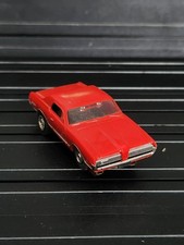 VINTAGE AURORA MERCURY COUGAR RED-T-JET CHASSIS VERY NICE - HO SLOT CAR WORKS 