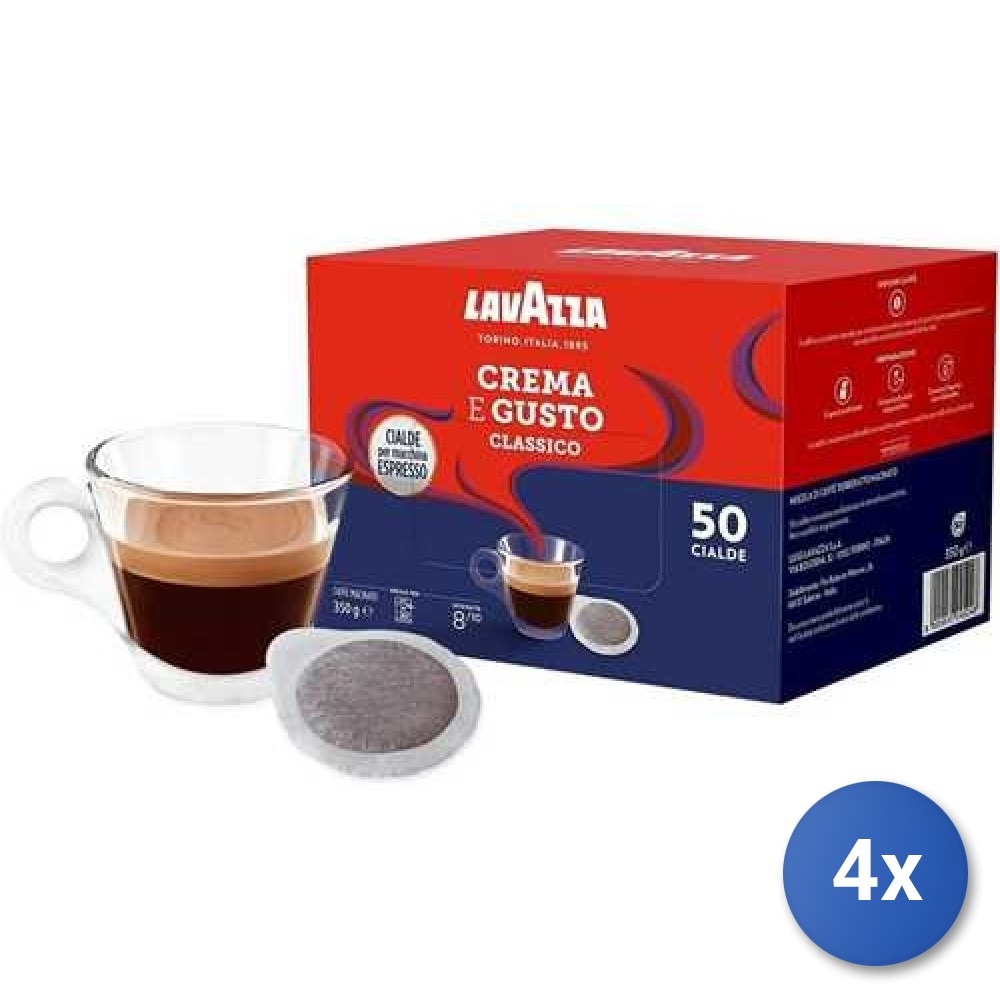 4X Multipack Lavazza Coffee Pods Cream Flavor X 50