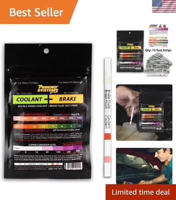 Double-Ended Brake and Coolant  Strips - 15 Foil-Wrapped for Vehicle Health