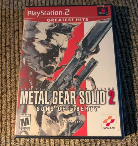 Metal Gear Solid 2: Sons of Liberty Sony PlayStation 2 PS2 CIB Complete