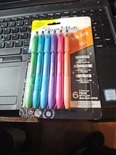 Paper Mate Inkjoy Metallic Retractable Gel Pen Medium Point 0.8mm 6 Assorted Ink