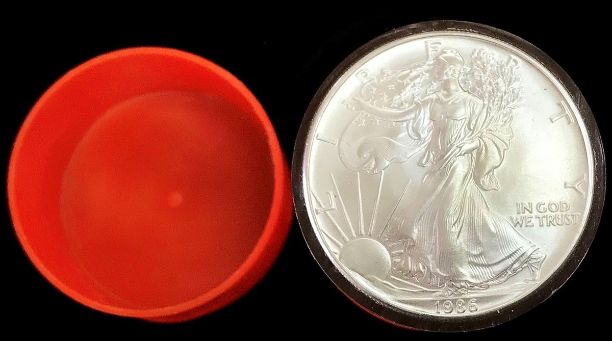 1986 AMERICAN SILVER EAGLE ORIGINAL ROLL $1 DOLLAR 1st YEAR 20