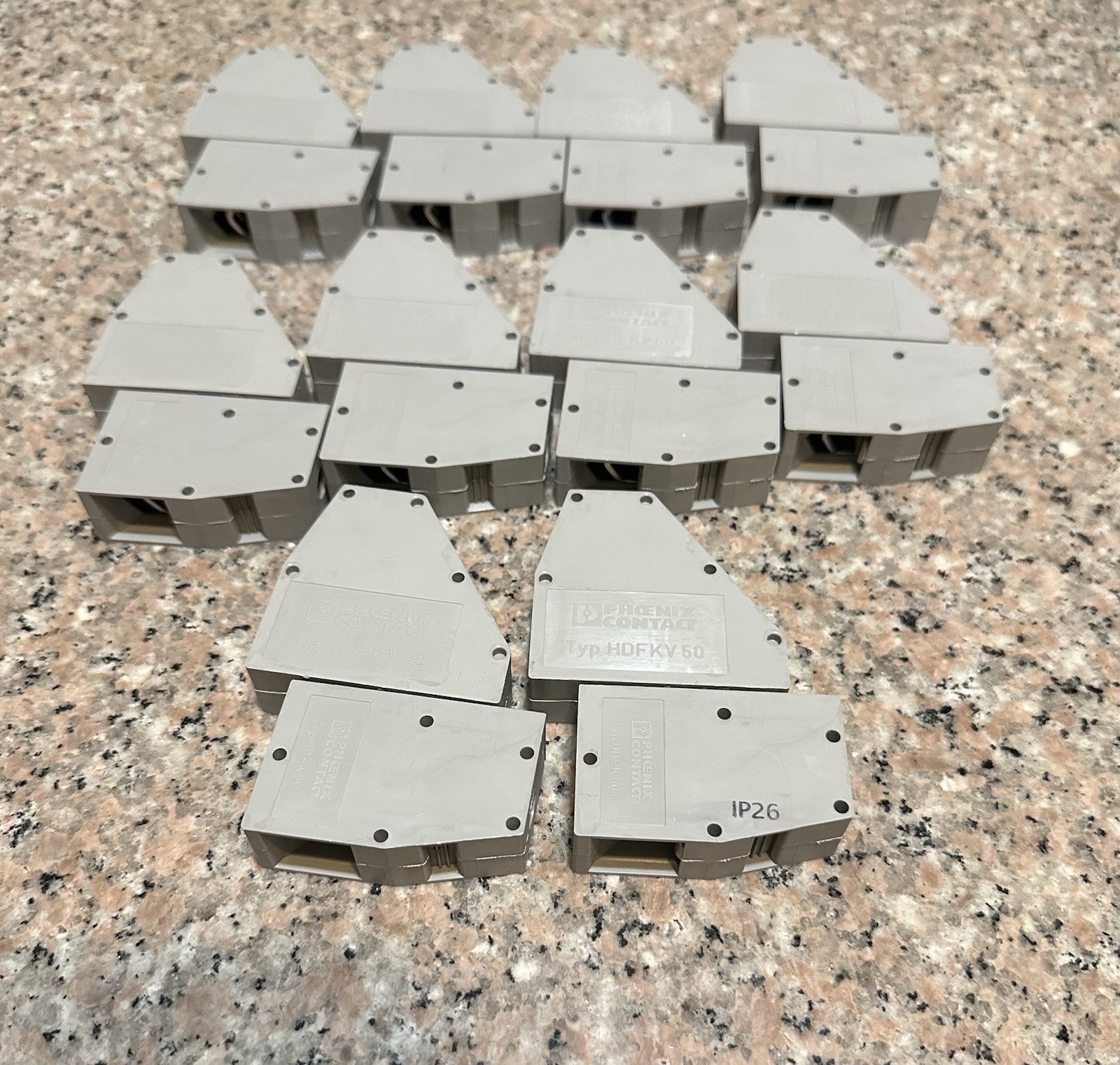 (10) PHOENIX CONTACT HDFKV50 FEED-THROUGH TERMINAL BLOCK HDFK50 NEW Without Box