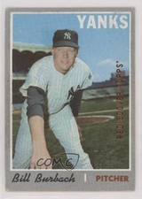1970 Topps Bill Burbach #167 5xq
