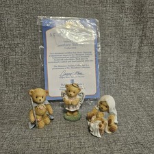 Cherished Teddies 2000 A. Beary Special Family Miniature Natvity 3 Pieces