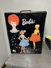 Vintage 1964 Mattel Black Vinyl Barbie Carry Case - Original Graphics & Hardware