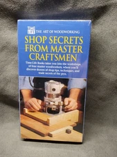Time Life VHS The Art of Woodworking Shop Secrets Master Craftsmen Sealed