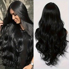 Fashionable wig hot selling big wave curly hair wig black Cos Women wigs 26inch