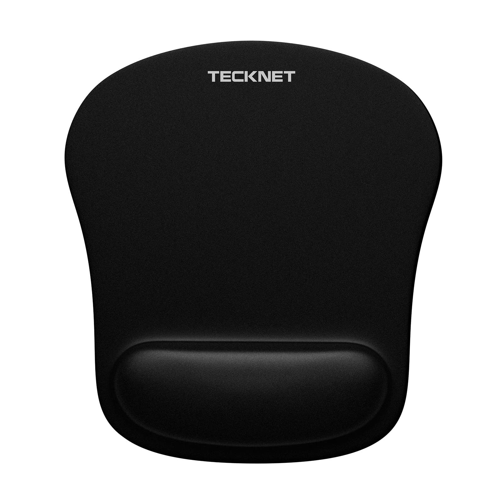 TECKNET Ergonomic Mouse Pad with Wrist 9.4L x 8.5W inches | 1 Pack, Black