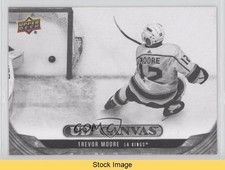 2024-25 Upper Deck Series 1 UD Canvas Black & White Trevor Moore #C-18 READ t4m