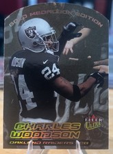 CHARLES WOODSON 2000 Fleer Ultra #102G Gold Medallion FOOTBALL card Raiders