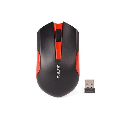 Kabellose Maus A4 Tech G3-200N Schwarz/Rot